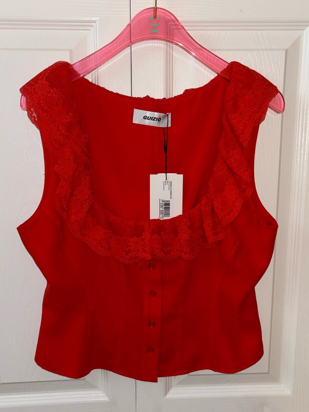 Guizio Red Paloma top - Picture 2 of 4